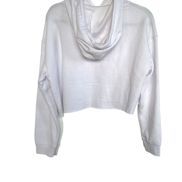 Whipped Cream Women’s Light Weight Cropped Hooded Sweatshirt w/Embroidery Sz S - Picture 4 of 11